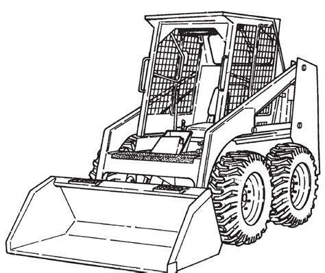 skid loader drawing